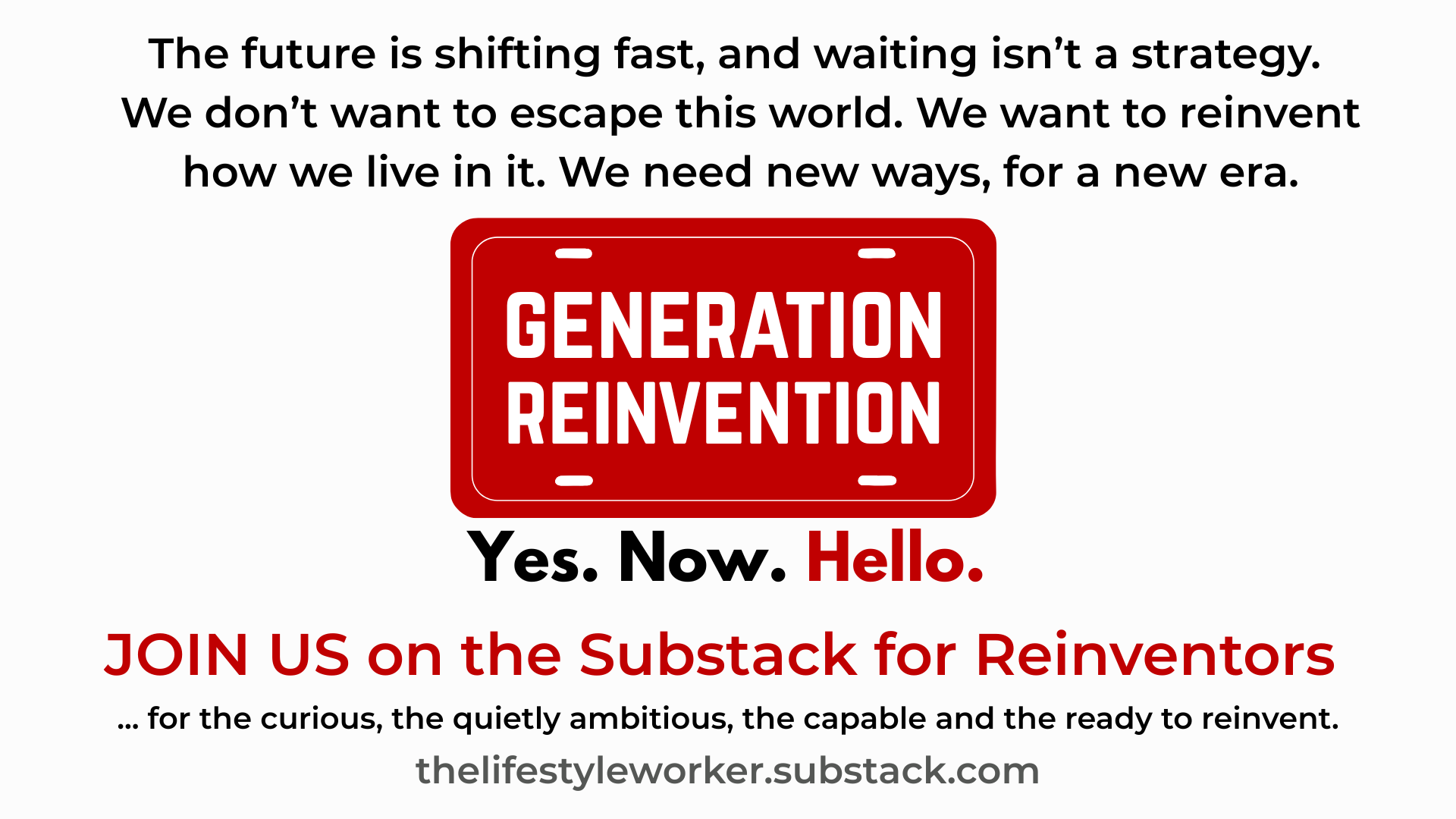 Generation Reinvention